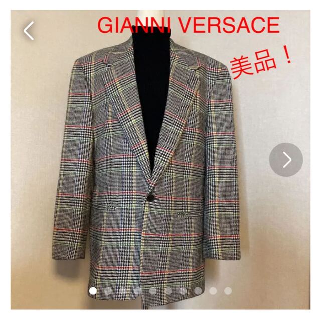 てなグッズや 希少 Gianni Versace ジャンニベルサーチ チェックパンツ