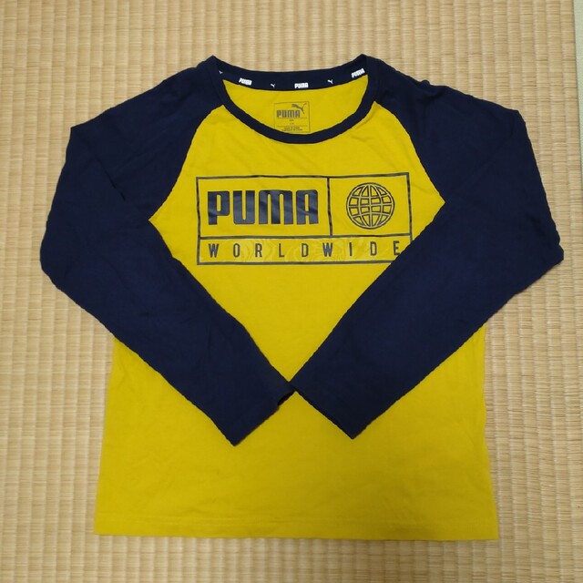 PUMA(プーマ)のプーマ　長袖Tシャツ　140 キッズ/ベビー/マタニティのキッズ服男の子用(90cm~)(Tシャツ/カットソー)の商品写真