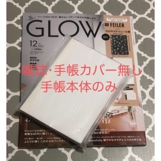 タカラジマシャ(宝島社)のGLOWグロー 2022年12月号増刊限定付録2023年スケジュール帳カバー無①(生活/健康)