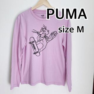 プーマ(PUMA)のPUMA プーマ　ロンT M パープル(Tシャツ/カットソー(七分/長袖))