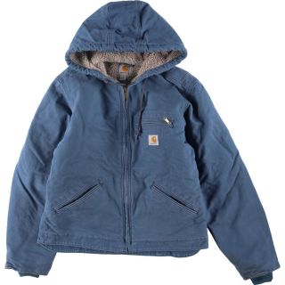 カーハート(carhartt)の古着 カーハート Carhartt デトロイトジャケット フード付き ダック地フルジップパーカー レディースM /eaa294212(その他)