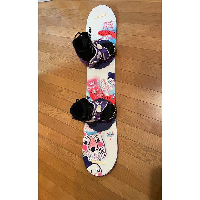 BURTON　キッズお勧めスノーボードセット　90cm　バイン付セット