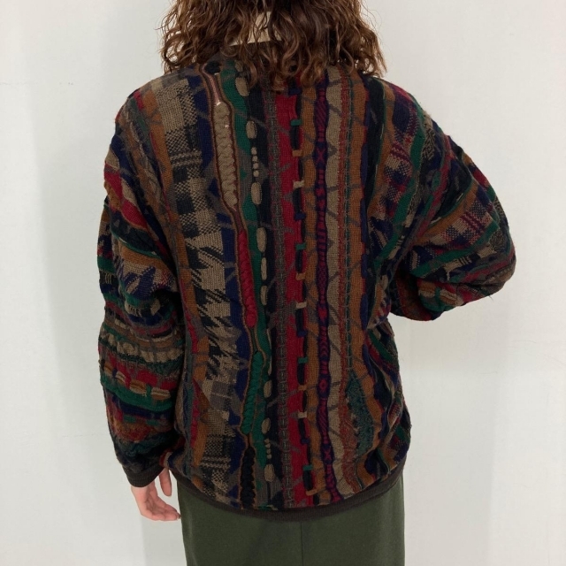 COOGI ♡人気90's 3Dニットカーディガン　オーストラリア製　菅田将暉