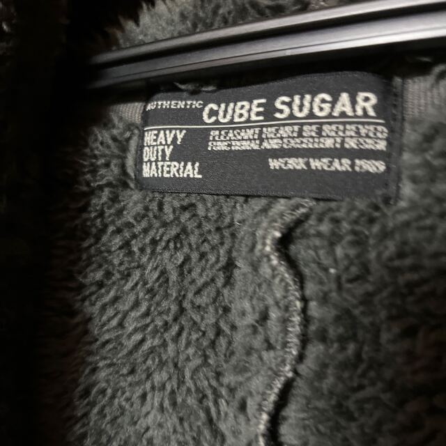 CUBE SUGAR(キューブシュガー)の⭐️最終お値下げ⭐️キューブシュガー　ボアジャケット レディースのジャケット/アウター(ブルゾン)の商品写真