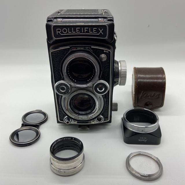 ローライフレックス二眼レフ テッサ―・1:3.5・f=75mm 【送料関税無料
