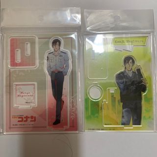 名探偵コナン　萩原研二【2点セット】アクリルスタンド　ペンスタンド(キャラクターグッズ)