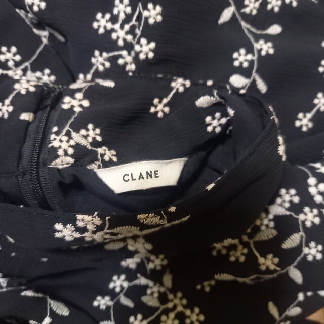 CLANE - 【CLANE】STRIPE FLOWER EMBROIDERY ONEPIECEの通販 by せいの