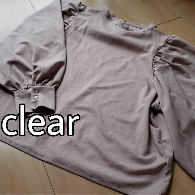 clear(クリア)のclear ギャザーボリュームスリーブトップス レディースのトップス(シャツ/ブラウス(長袖/七分))の商品写真