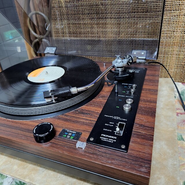 レストア済超美品カートリッジ新品！PioneerレコードプレーヤーPL-1200