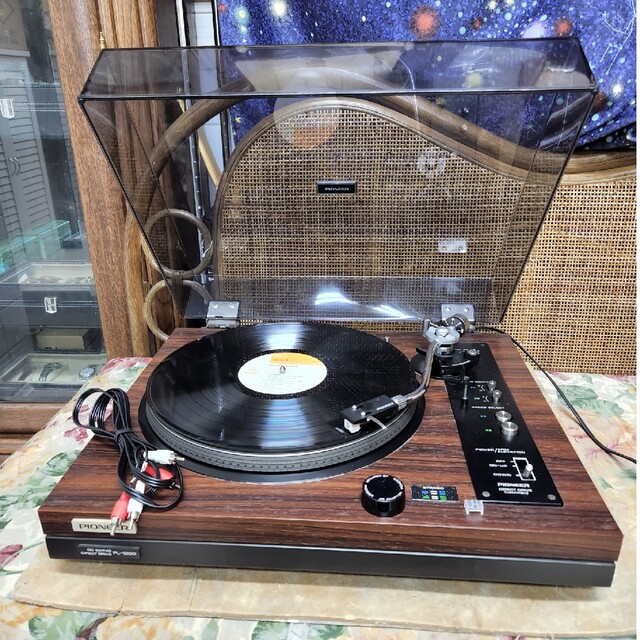 レストア済超美品カートリッジ新品！PioneerレコードプレーヤーPL-1250