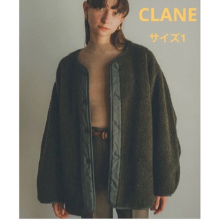 クラネ(CLANE)の【値下げ】クラネ　2021aw リバーシブルボアジャケット(ミリタリージャケット)