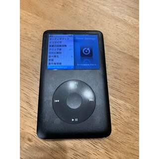 アイポッド(iPod)のiPod classic ブラック(ポータブルプレーヤー)