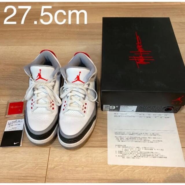 NIKE AIR JORDAN3 RETRO TINKER NRG 27.5cm