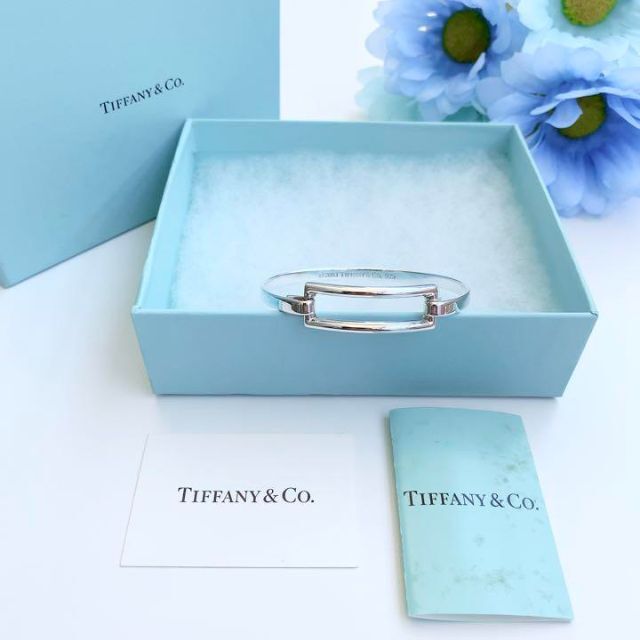 Tiffany & Co. - 【美品正規品】OLD TIFFANY オープンレクタングル2003