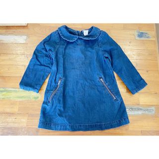 ベビーギャップ(babyGAP)のbaby GAP デニムワンピース　95(ワンピース)