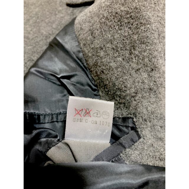 一点限り‼️ポールスミス ステンカラー ウール コート ベルト付き グレー