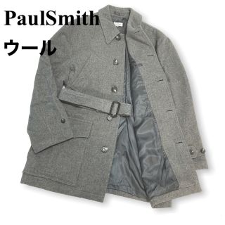 ポールスミス(Paul Smith)の一点限り‼️ポールスミス ステンカラー ウール コート ベルト付き グレー(ステンカラーコート)