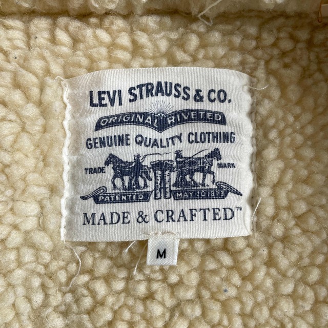 Levi's(リーバイス)のリーバイス（Levi’s）Made &Crafted ボアデニムジャケット メンズのジャケット/アウター(Gジャン/デニムジャケット)の商品写真