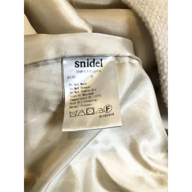 SNIDEL(スナイデル)のsnidel スナイデル ファー付きガーリーコート FRAY ID レディースのジャケット/アウター(ロングコート)の商品写真