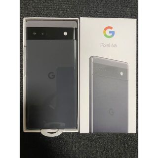 グーグルピクセル(Google Pixel)の新品　Google Pixel6a charcoal 128GB SIMフリー黒(スマートフォン本体)