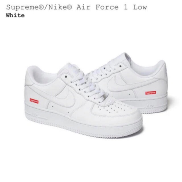 27.0 Supreme × Nike Air Force 1 Low