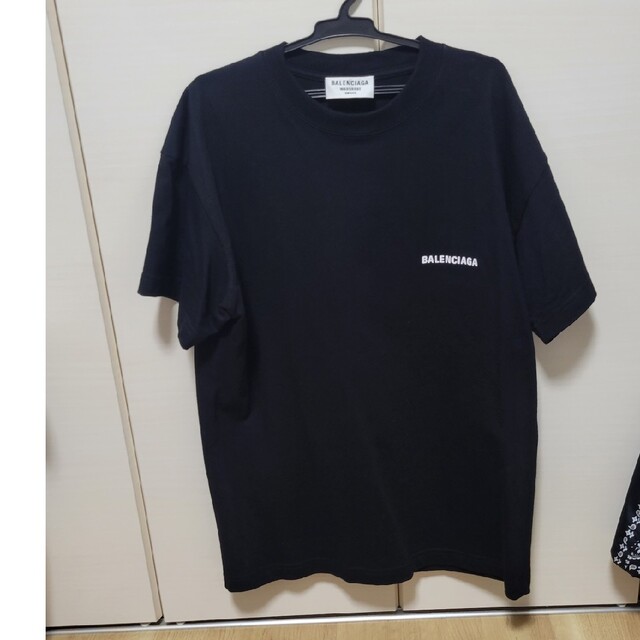 Balenciaga(バレンシアガ)の国内正規BALENCIAGA　ロゴTシャツ　XS ブラック メンズのトップス(Tシャツ/カットソー(半袖/袖なし))の商品写真