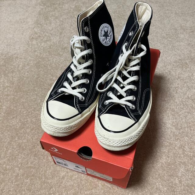 美品】converse ct70 ブラック ハイカット 8 - スニーカー