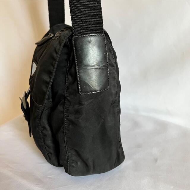 大人気】PRADA プラダ ショルダーバッグ ナイロン ブラック 白タグ有 大人気】PRADA プラダ ショルダーバッグ ナイロン ブラック 白タグ有