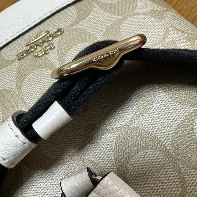 正規品 コーチシグネチャー 巾着ミニショルダーバッグ