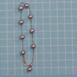 タサキ ブレスレット ステーションパール6.8mm K18WG D9829の通販 by