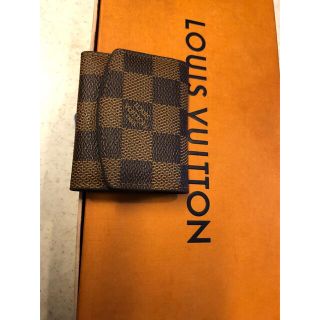 ルイヴィトン(LOUIS VUITTON)のルイヴィトン　カフスケース　小物入れ　ダミエ　美品(カフリンクス)