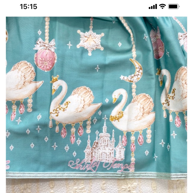 シャーリーテンプル110マカロンストライプワンピース カチューシャ Shirley Temple - シャーリーテンプル130トランプ刺繍アリス