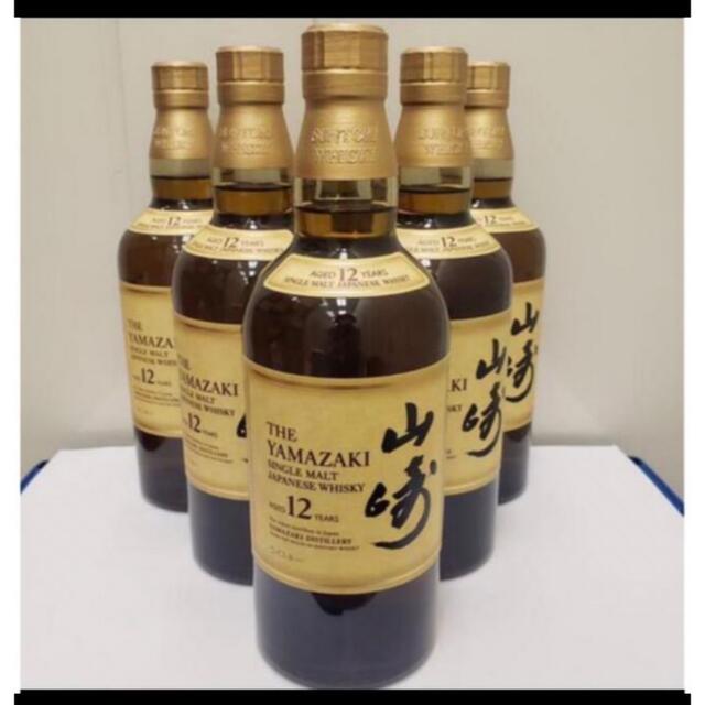 柔らかな質感の サントリー - 山崎12年 6本 ウイスキー