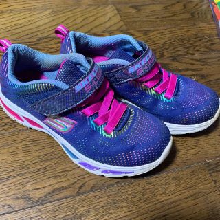 スケッチャーズ(SKECHERS)のスケッチャーズ　光るスニーカー　19センチ(スニーカー)