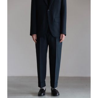 ヨウジヤマモト(Yohji Yamamoto)のIRENISA 2タックテーパードパンツ(スラックス)