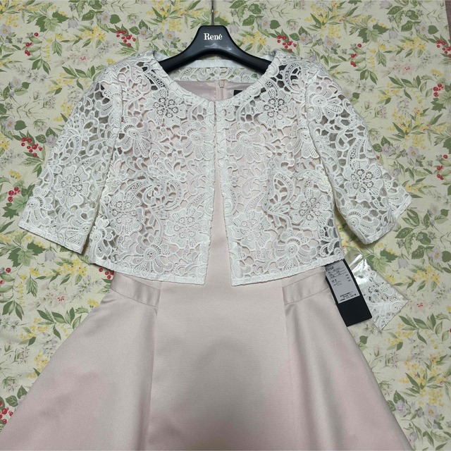 絶品】 René - ルネ フラワーレースボレロ34♡フォクシー エムズ 絶品】 René - ルネ フラワーレースボレロ34♡フォクシー エムズ