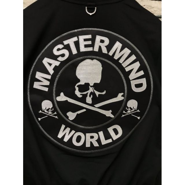 mastermind JAPAN(マスターマインドジャパン)のマスターマインド×ミッチェル&ネス★22AWスカルロゴスタジャン ジャケット メンズのジャケット/アウター(スタジャン)の商品写真