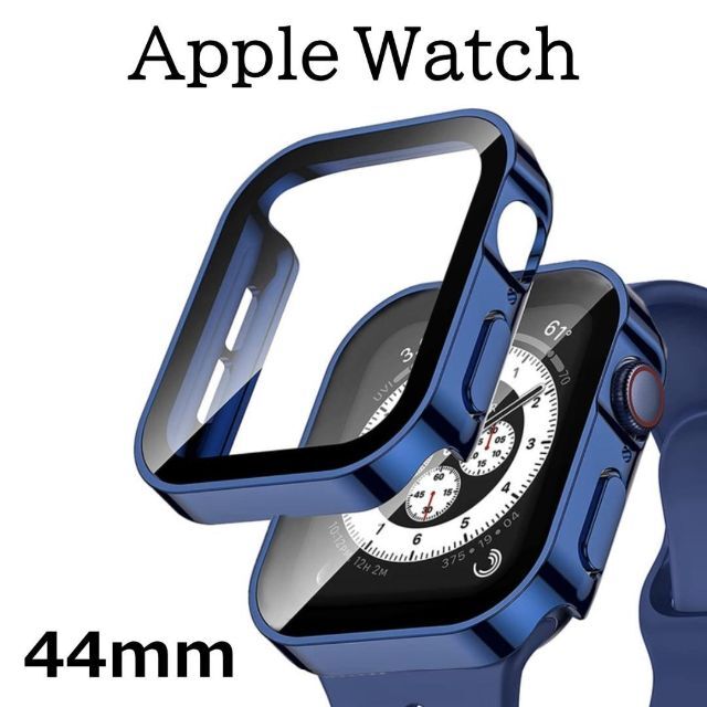 Apple Watch(アップルウォッチ)のApple Watch ケース カバー フラット 44mm ブルー メンズの時計(その他)の商品写真