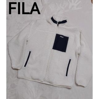 フィラ(FILA)の未使用レベル☆フィラ FILAボアジャンバー S 白  ボアジャケット(ブルゾン)