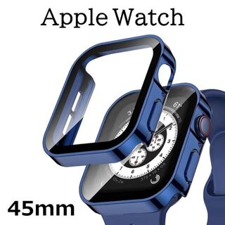 アップルウォッチ(Apple Watch)のApple Watch ケース カバー フラット 45mm ブルー(その他)
