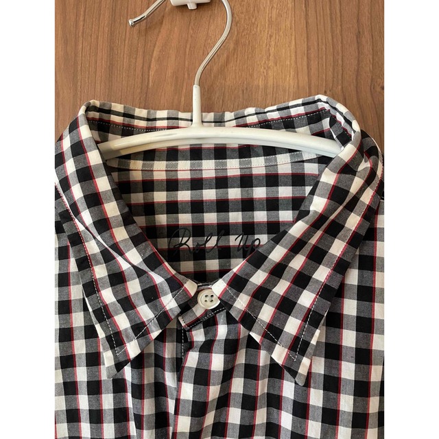 PORTER(ポーター)のPORTER CLASSIC ロールアップシャツ ギンガムチェック トリコロール メンズのトップス(シャツ)の商品写真