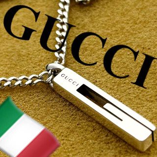 美品 GUCCI Gモチーフネックレス-