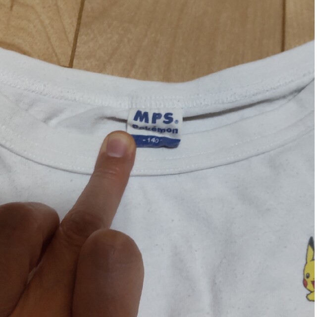 MPS(エムピーエス)のMPS ポケモン ピカチュウ　Tシャツ 140 130　ユニクロ　GU 西松屋 キッズ/ベビー/マタニティのキッズ服男の子用(90cm~)(Tシャツ/カットソー)の商品写真