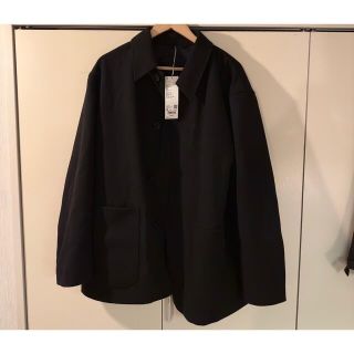 【UNIQLO】新品未使用❗ウールブレンドシャツジャケットDarkGlay