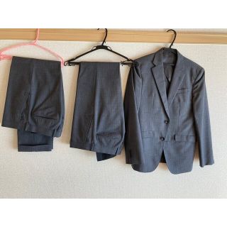 スーツカンパニー(THE SUIT COMPANY)の3doors様専用スーツセレクト　ツーパンツスーツ　グレー　A4 3点セット(セットアップ)