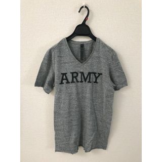 ダブルジェーケー(wjk)のARMYレザーロゴ Tシャツ(Tシャツ/カットソー(半袖/袖なし))