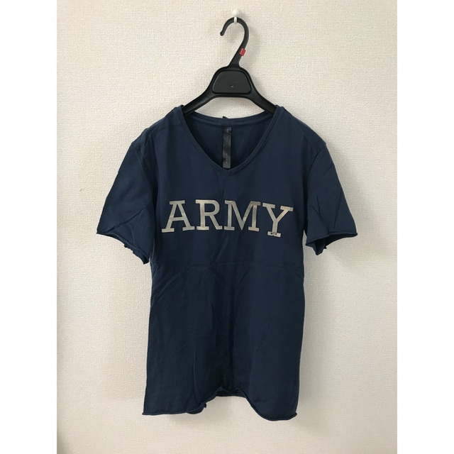 wjk(ダブルジェーケー)のARMYカモレザーロゴ Tシャツ メンズのトップス(Tシャツ/カットソー(半袖/袖なし))の商品写真