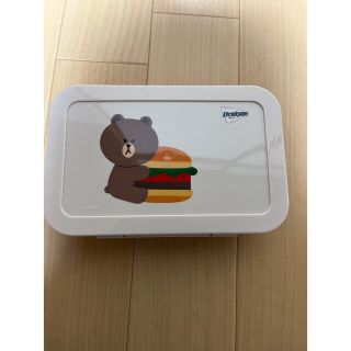 専用品　LINE FRIENDS ブラウン弁当箱(弁当用品)