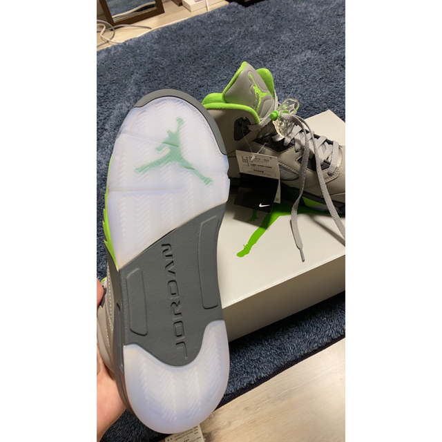 美品　Nike Air Jordan 5 Green Bean  28.5cm
