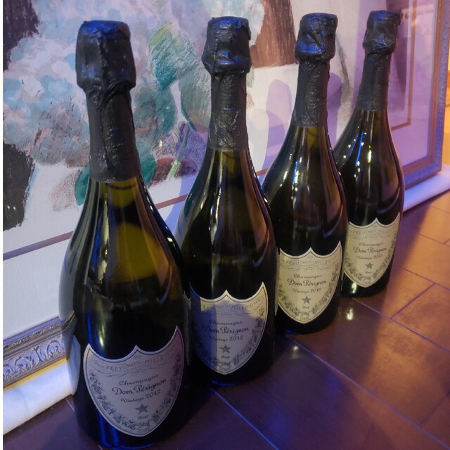 新作モデル Dom Pérignon 4本 x ドン・ペリニヨン2012 - シャンパン+